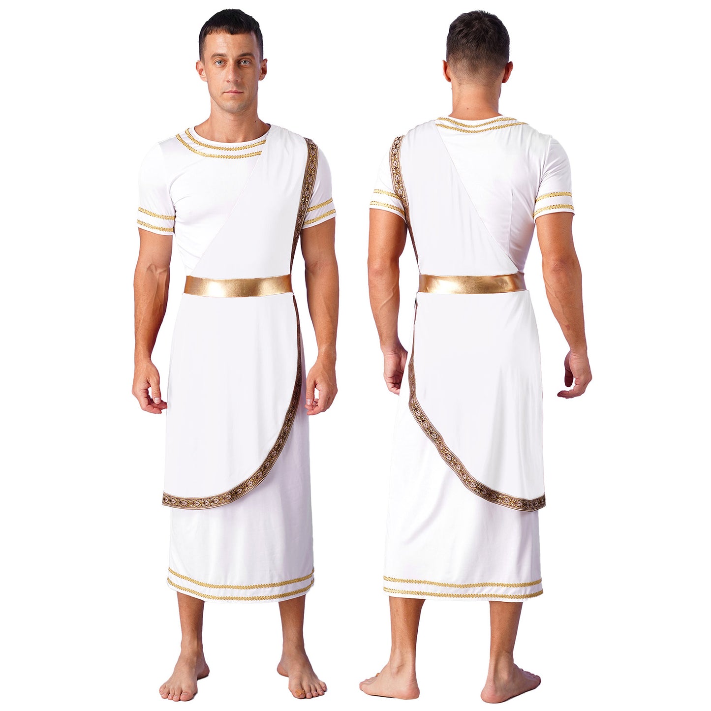 Mens Roman Gladiator Costume Ancient Greek God Halloween Cosplay Armor Soldier Role Play Medieval Knight Warrior Cosplay Outfits