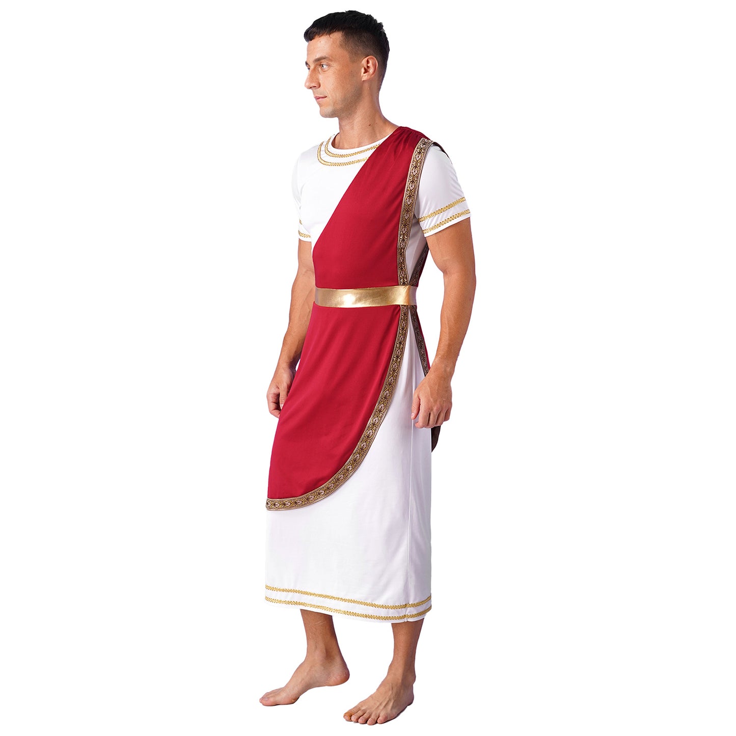 Mens Roman Gladiator Costume Ancient Greek God Halloween Cosplay Armor Soldier Role Play Medieval Knight Warrior Cosplay Outfits