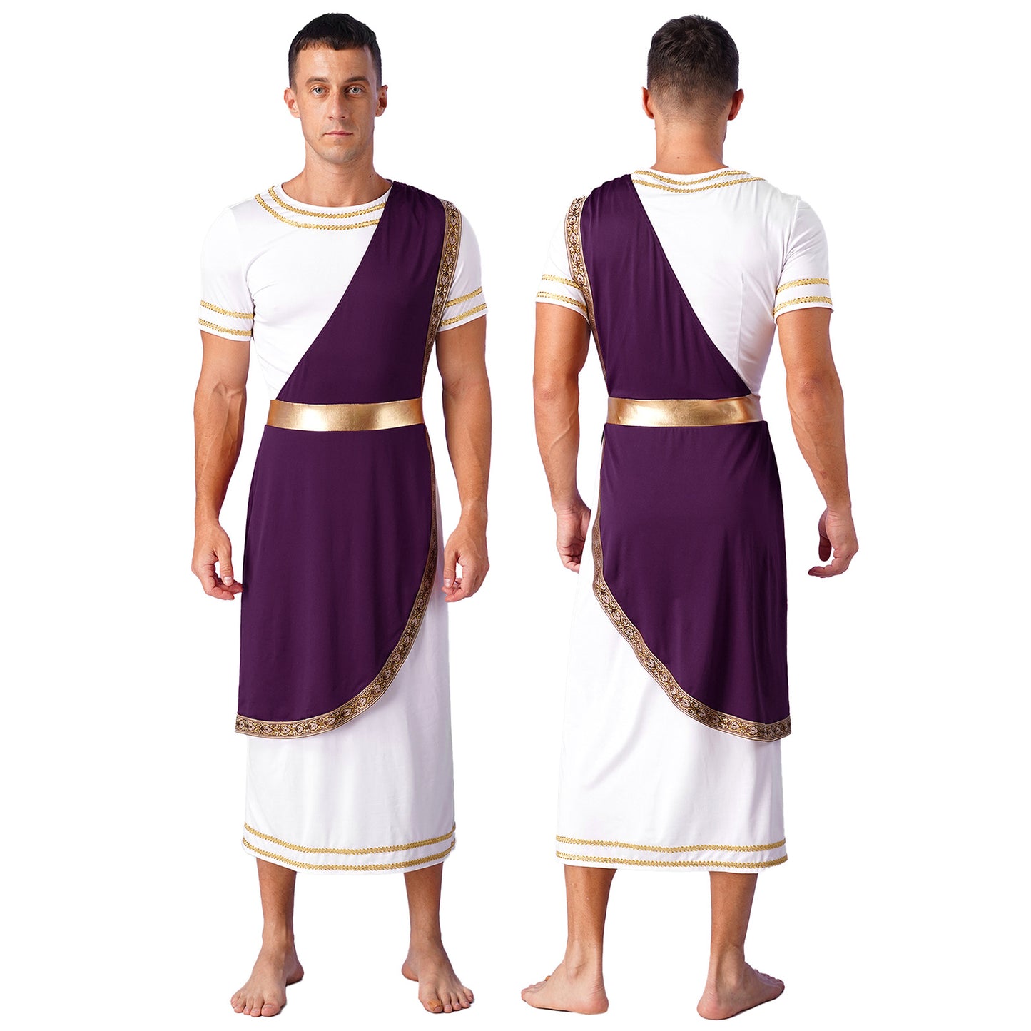 Mens Roman Gladiator Costume Ancient Greek God Halloween Cosplay Armor Soldier Role Play Medieval Knight Warrior Cosplay Outfits