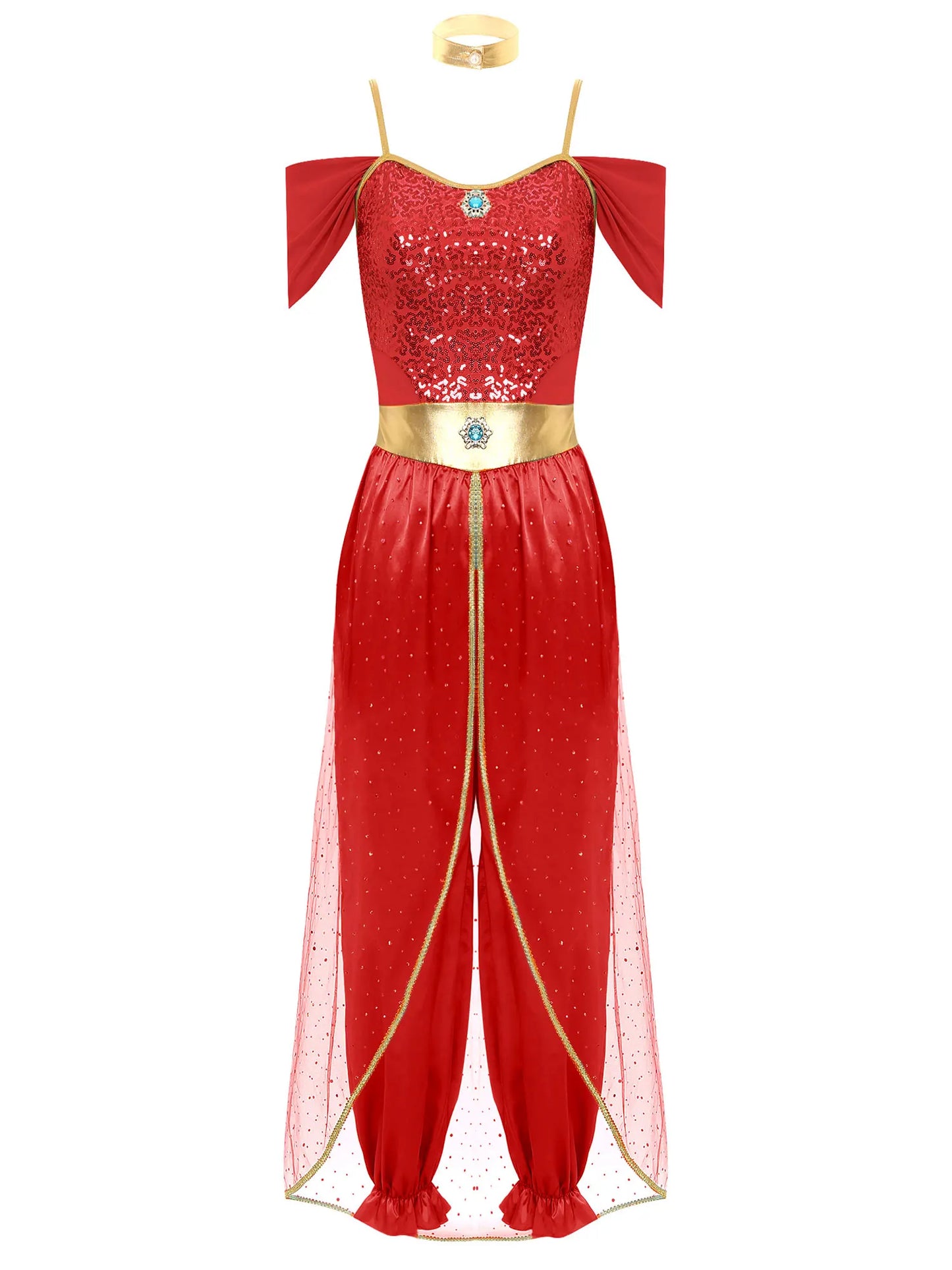 Women Belly Dance Costume Halloween Carnival Festival Arabian Princess Cosplay Costumes Egypt Indian Oriental Dance Suit Romper