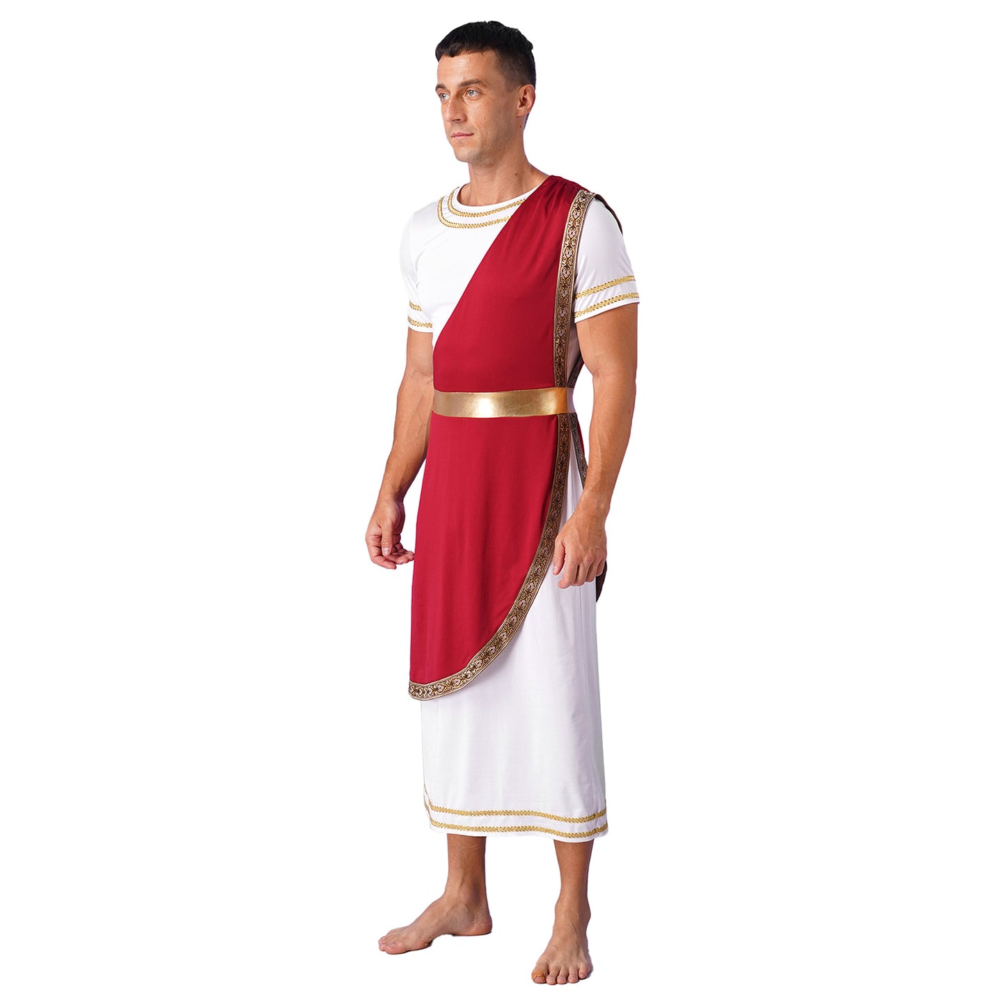 Mens Roman Gladiator Costume Ancient Greek God Halloween Cosplay Armor Soldier Role Play Medieval Knight Warrior Cosplay Outfits