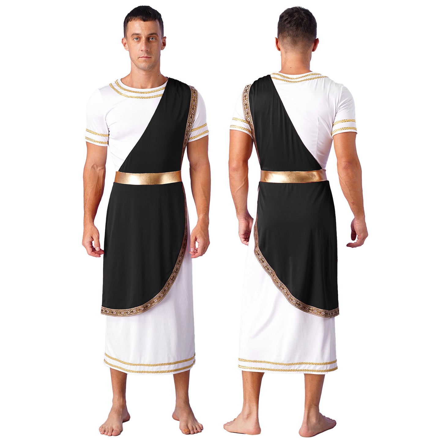 Mens Roman Gladiator Costume Ancient Greek God Halloween Cosplay Armor Soldier Role Play Medieval Knight Warrior Cosplay Outfits