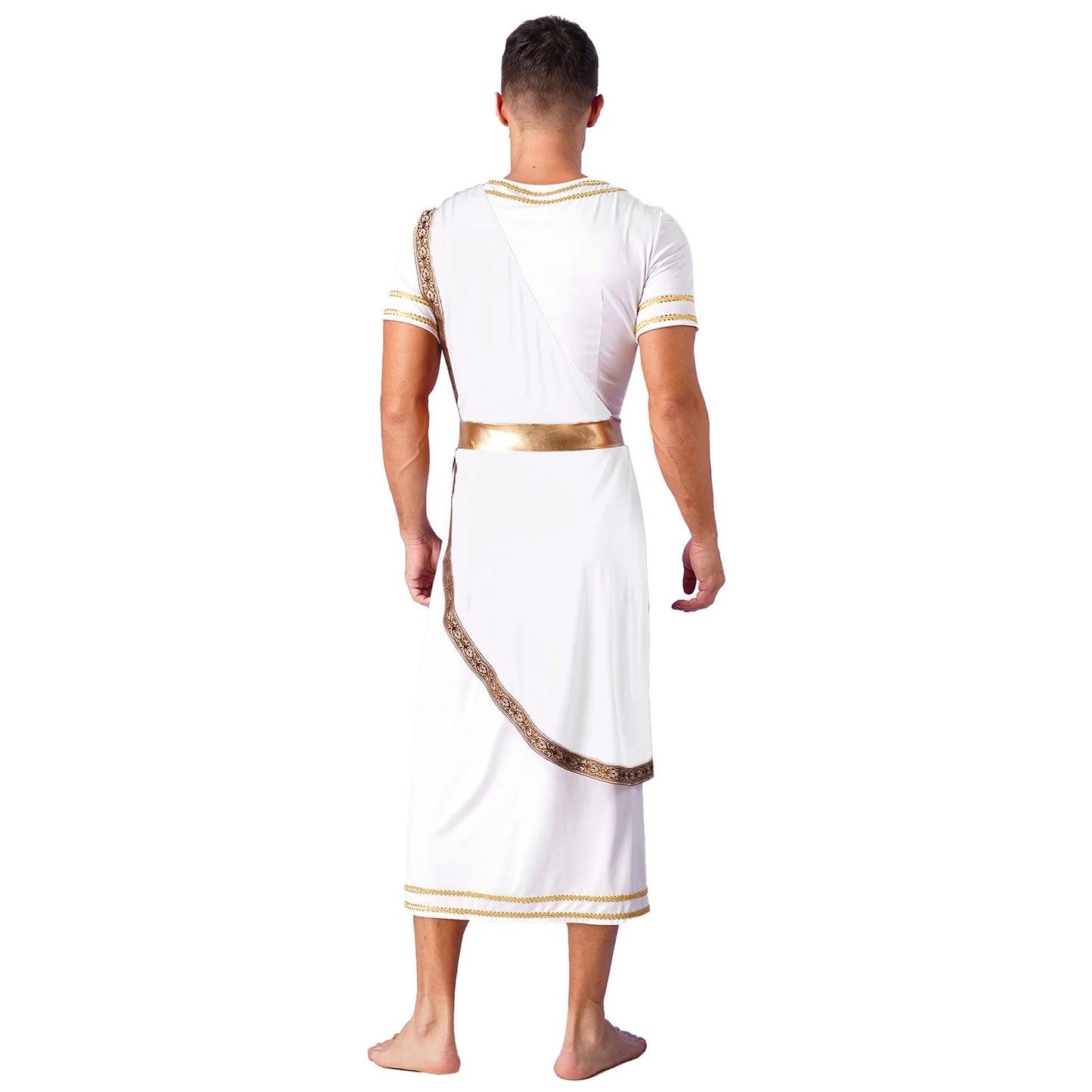 Mens Roman Gladiator Costume Ancient Greek God Halloween Cosplay Armor Soldier Role Play Medieval Knight Warrior Cosplay Outfits