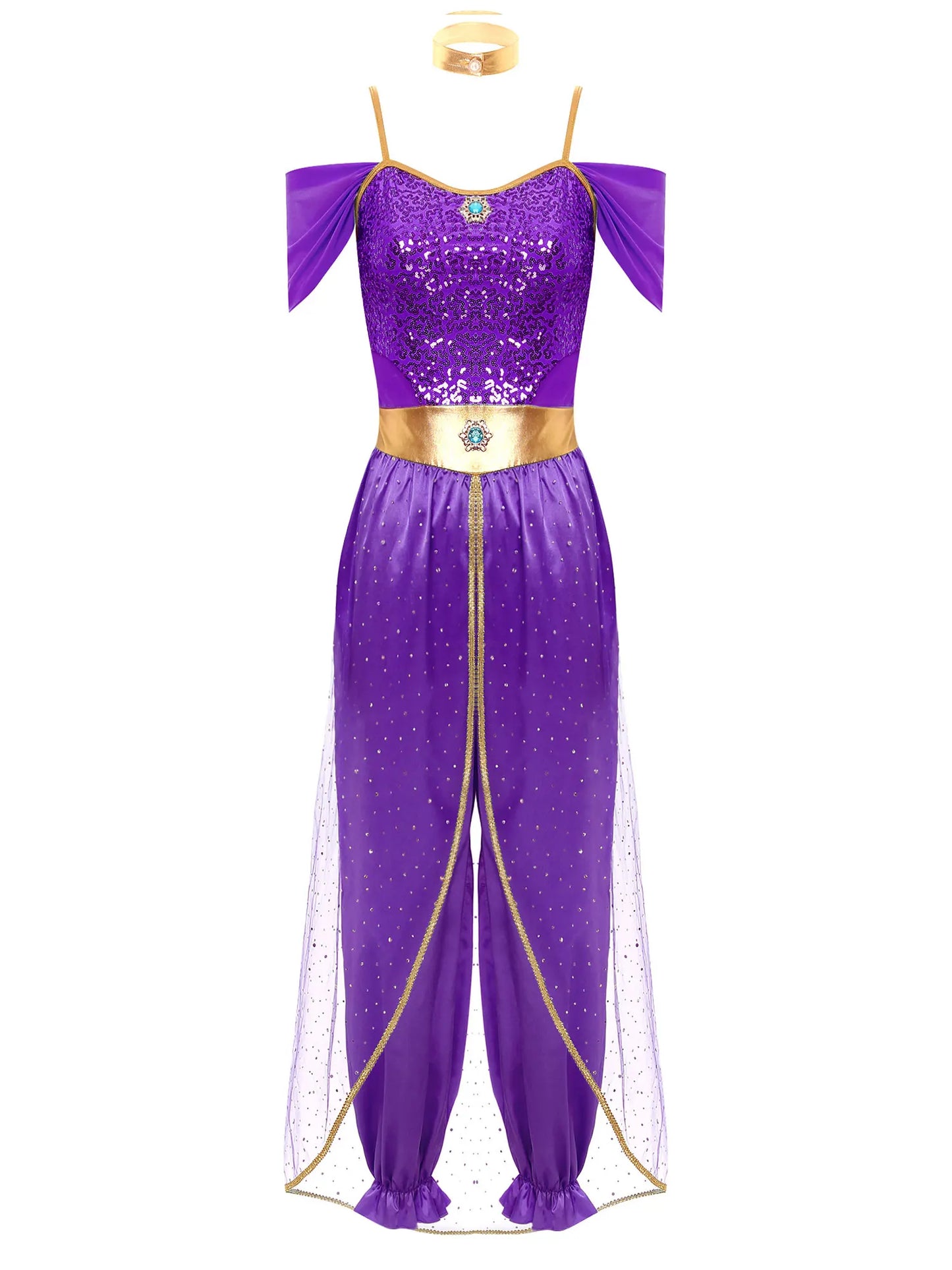 Women Belly Dance Costume Halloween Carnival Festival Arabian Princess Cosplay Costumes Egypt Indian Oriental Dance Suit Romper