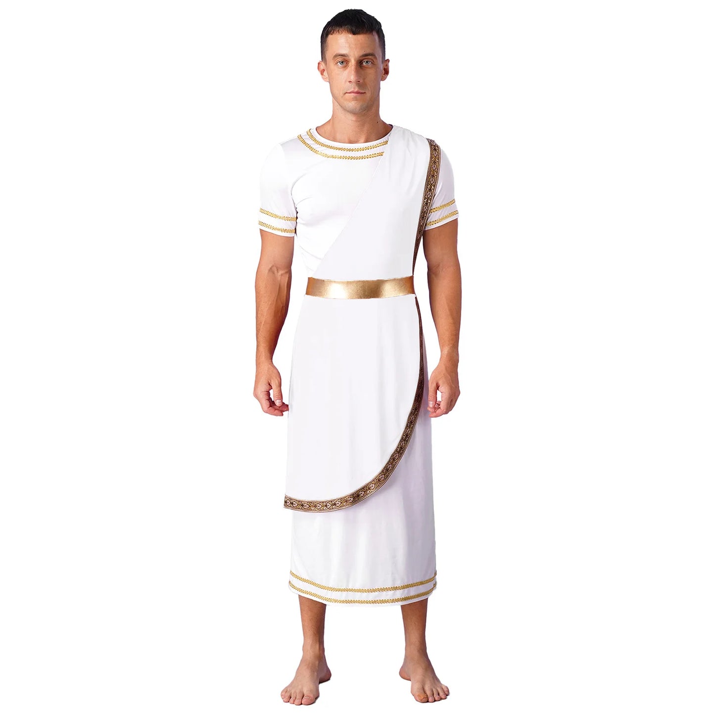 Mens Roman Gladiator Costume Ancient Greek God Halloween Cosplay Armor Soldier Role Play Medieval Knight Warrior Cosplay Outfits